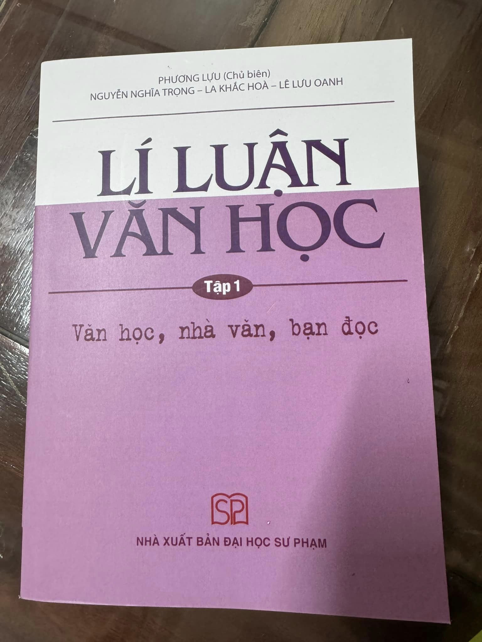 LÝ LUẬN VĂN HỌC T1 (văn học, nhà văn, bạn đọc)