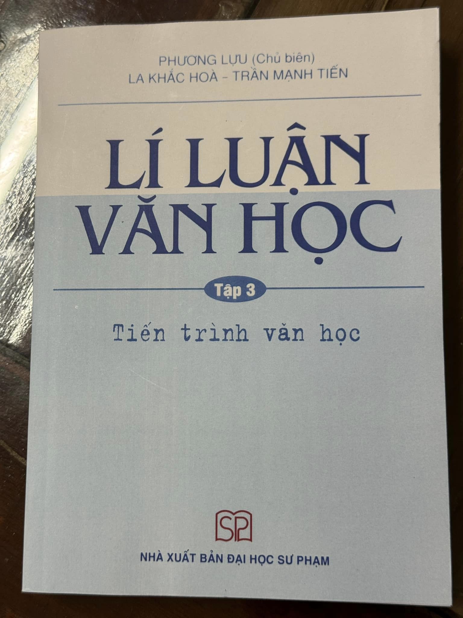 LÝ LUẬN VĂN HỌC T3 (tiến trình văn học)