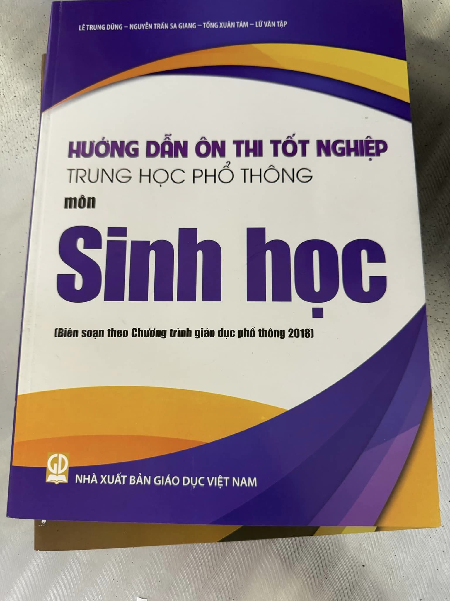 HƯỚNG DẪN ÔN THI TN THPT MÔN SINH (CTM) NXB BGD